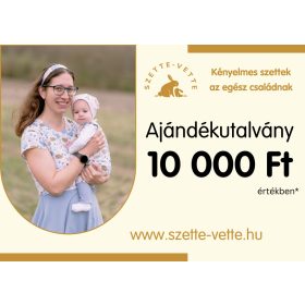 Ajándékutalvány 10.000 Ft értékben