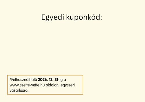 Ajándékutalvány 10.000 Ft értékben
