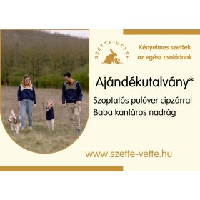    1 cipzáros szoptatós pulóver és 1 baba kantáros nadrág (Foxpost szállítással)