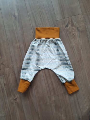 Csíkos háremnadrág (74-80-as méret)