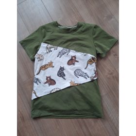 Cicás 3 blokkos női szoptatós póló (S-es méret)