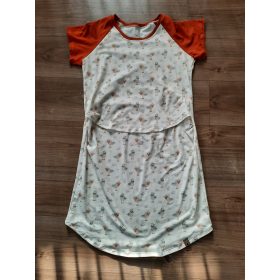   Sirályos kismama és szoptatós 2 az 1-ben hálóing (L-es méret)