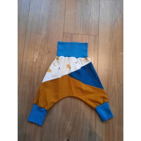 3 blokkos citromos háremnadrág (62-68-as méret)