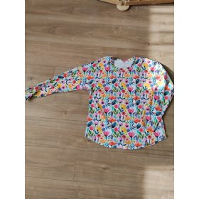 NEM SZOPTATÓS! Hosszú ujjú virágos póló - L 
