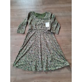   Piros bogyós anya-lánya ruhaszett, anyukának szoptatós megoldással (XL,104-es méret)