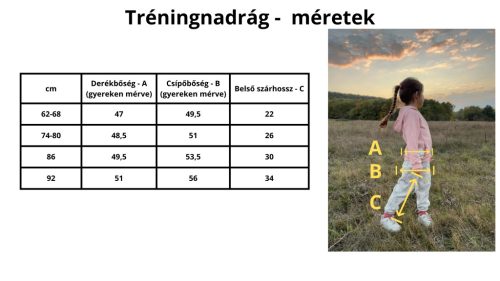 Baba tréningnadrág (62-92-es méretig)