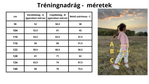 Gyerek tréningnadrág (98-as mérettől)