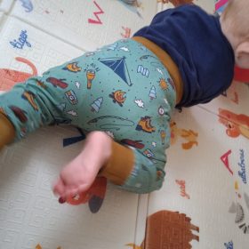   Baba háremnadrág (62-92-es méretig) - hordozás és mosható pelenka kompatibilis