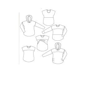   100% merinó egyszerű szabású rövid ujjú női póló (kismama és szoptatós verzió is elérhető)