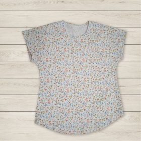   Egyszerű szabású rövid ujjú női póló (kismama és szoptatós verzió is elérhető)