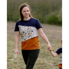   3 blokkból álló unisex felnőtt póló - kérhető szoptatós változatban is!