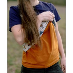   3 blokkból álló unisex felnőtt póló - kérhető szoptatós változatban is!