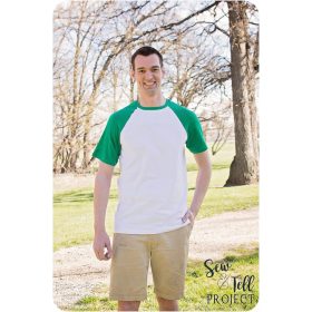 Férfi raglán póló