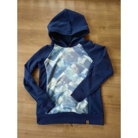 Cipzáros szoptatós pulóver kapucnival/gallérral