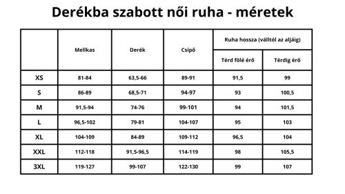 Derékba szabott női ruha - szoptatós panellal is kérhető